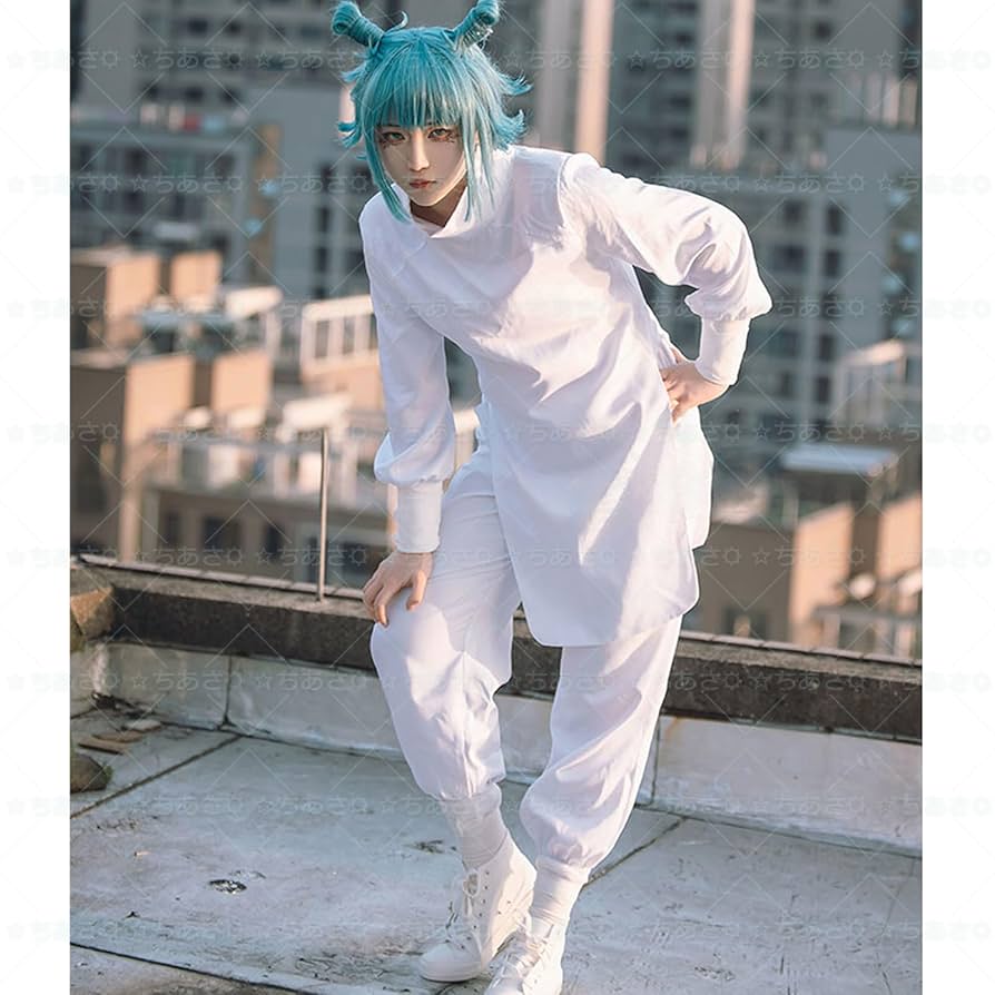 呪術廻戦　鹿紫雲　コスプレ　衣装　ウィッグ　他　フルセット　一式 Amazon.co.jp: 呪術廻戦 鹿紫雲一 コスプレ衣装 ウィッグ 武器